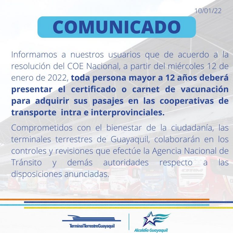 COMUNICADO: